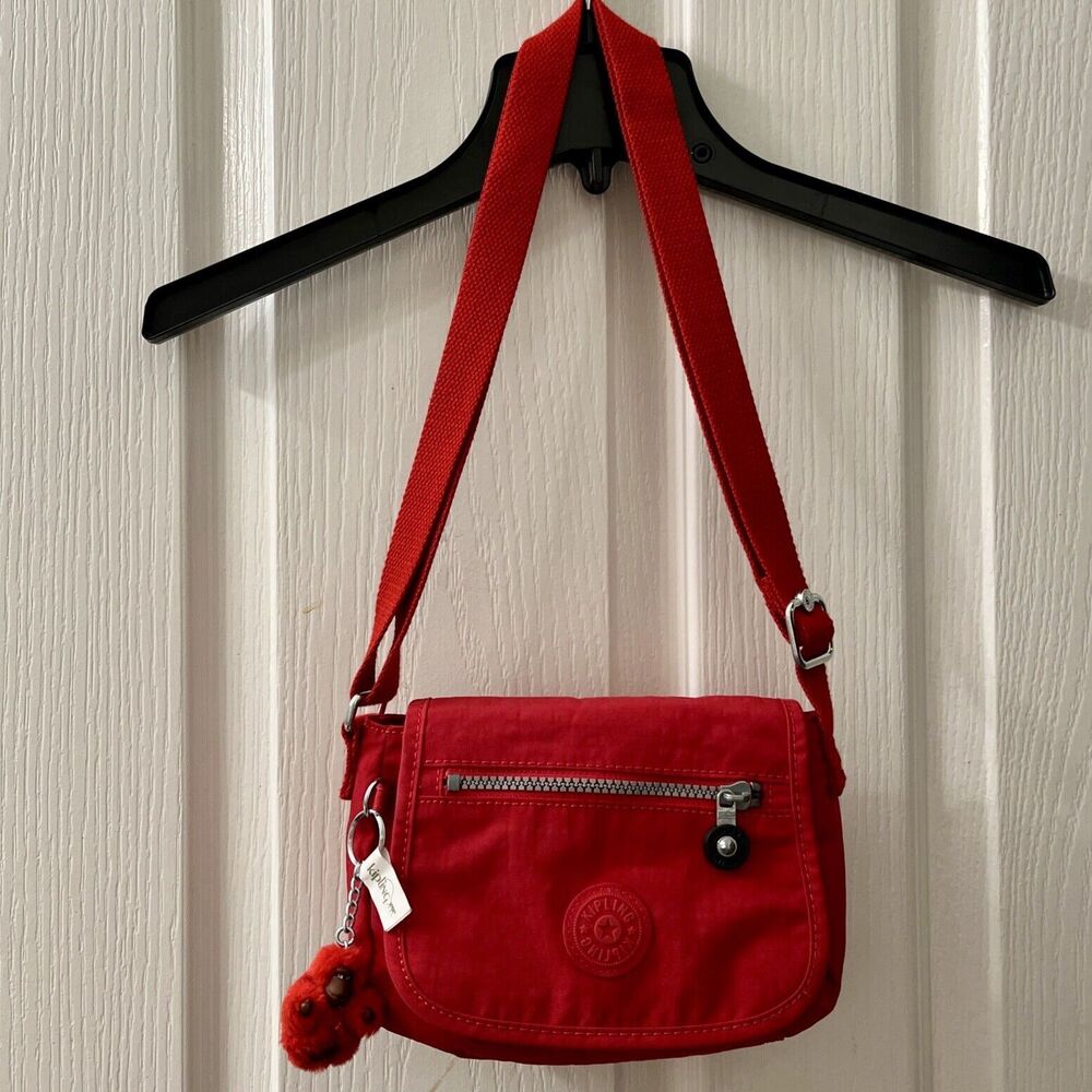 Kipling Women's Sabian Red Crossbody Mini Bag with Adjustable Strap‎ With Jaxton